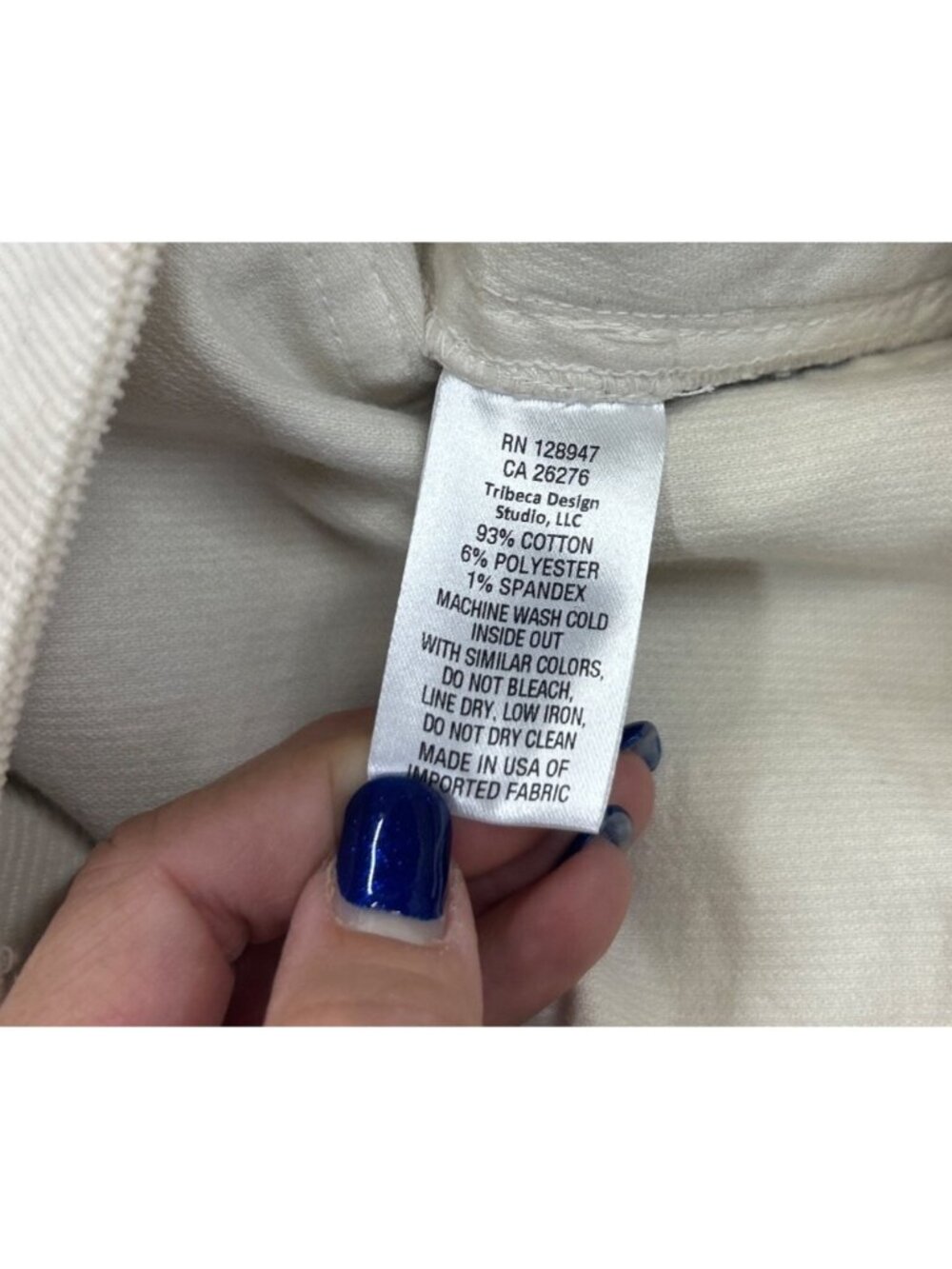NWT Nili Lotan Corduroy Ankle Pants Women's 8 Patch Pockets Quiet Luxury - Picture 10 of 16